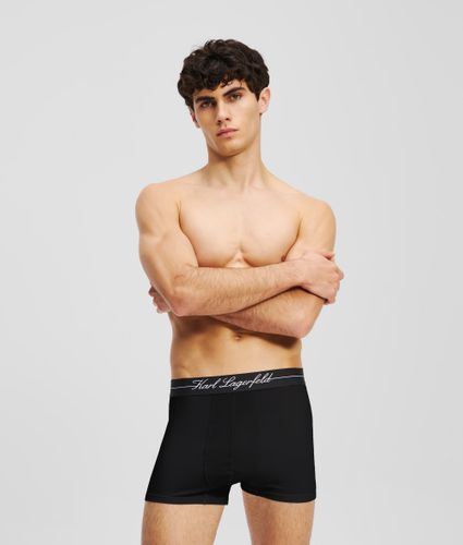 Hotel Karl Trunks – 3-pack, Man, Multicoloured, Size: S - Karl Lagerfeld - Modalova