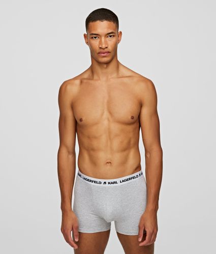 Logo Monochrome Trunks – 3-pack, Man, Multicoloured, Size: Xs - Karl Lagerfeld - Modalova