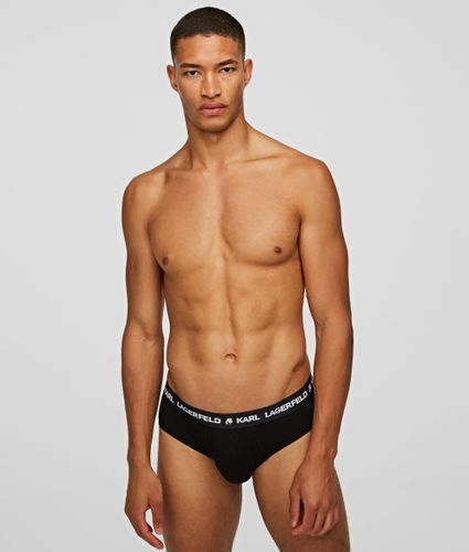 Logo Briefs – 3-pack, Man, Multicoloured, Size: Xs - Karl Lagerfeld - Modalova