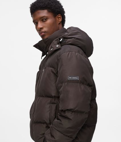Monogram Puffer Jacket, Man, Black, Size: S - Karl Lagerfeld - Modalova