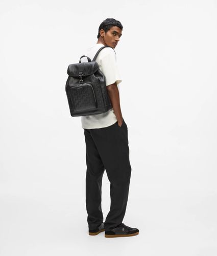K/loom Leather Backpack, Man, , Size: One Size - Karl Lagerfeld - Modalova