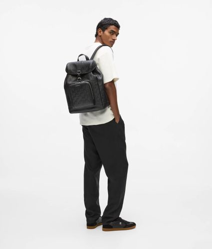 K/loom Leather Backpack, Man, , Size: One Size - Karl Lagerfeld - Modalova