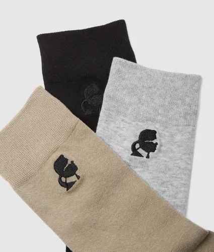 Kameo Socks – 3-pack, Man, Multicoloured, Size: 43-46 - Karl Lagerfeld - Modalova