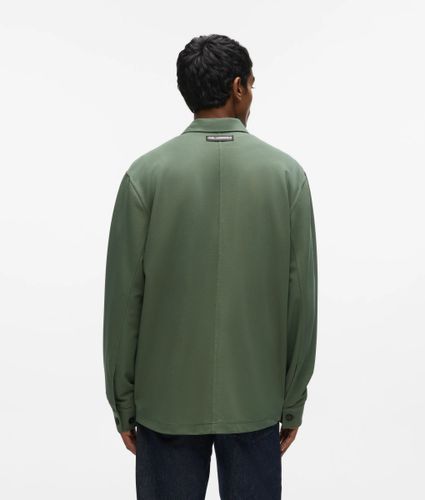 Buttoned Overshirt, Man, Green, Size: Xs - Karl Lagerfeld - Modalova