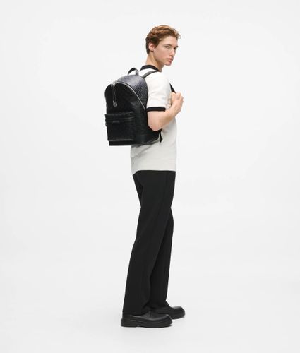 K/monogram Perforated Backpack, Man, , Size: One Size - Karl Lagerfeld - Modalova