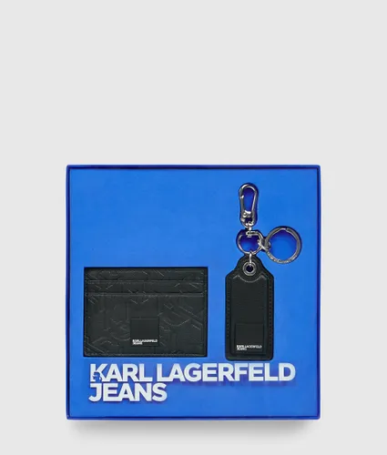 Box Logo Cardholder Keychain Gift Set, Man, , Size: One Size - KL Jeans - Modalova