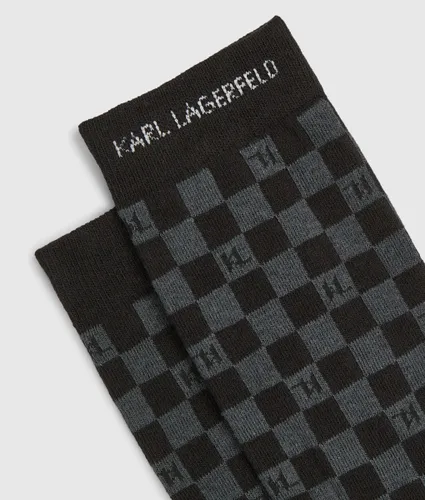 Logo Socks - 3-pack, Man, Grey, Size: 39-42 - Karl Lagerfeld - Modalova