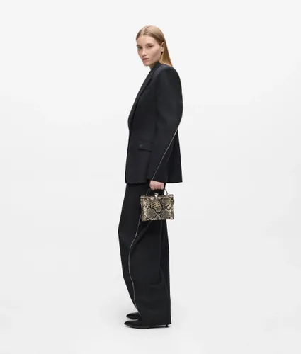 K/autograph Drop Small Python Trunk Bag, Woman, Gold, Size: One Size - Karl Lagerfeld - Modalova