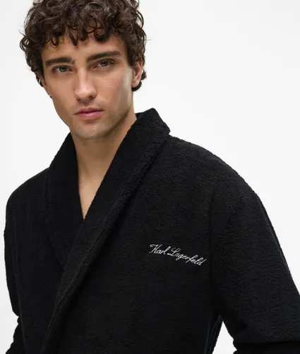 Terry Bathrobe, Man, , Size: S/m - Karl Lagerfeld - Modalova
