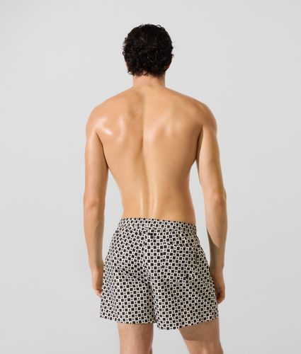 Checkerboard Boardshorts, Man, Multicoloured, Size: S - Karl Lagerfeld - Modalova