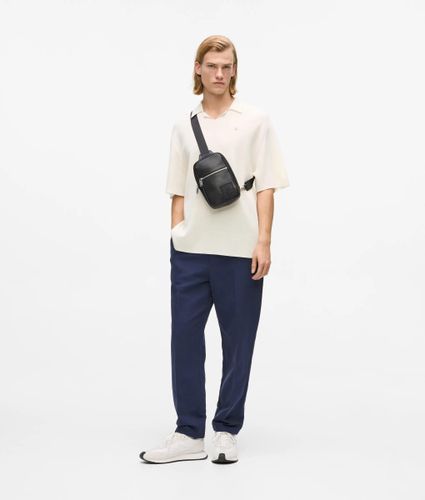 Monogram Patch Slingbag, Man, , Size: One Size - Karl Lagerfeld - Modalova