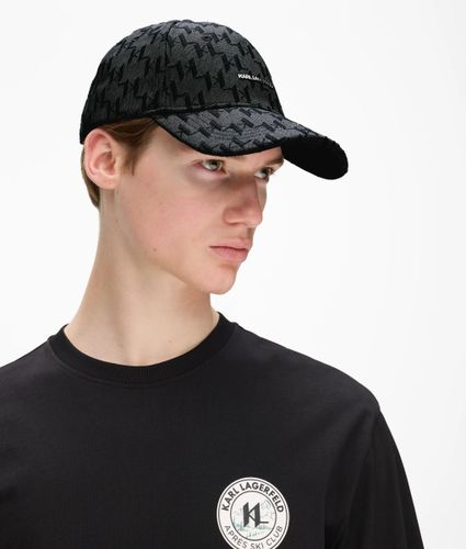 K/monogram Jacquard Cap, Man, , Size: One Size - Karl Lagerfeld - Modalova