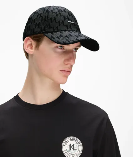 K/monogram Jacquard Cap, Man, , Size: One Size - Karl Lagerfeld - Modalova