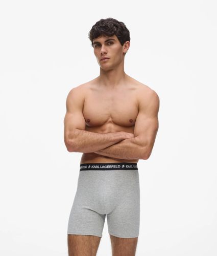 Logo Long Trunks – 3-pack, Man, , Size: Xs - Karl Lagerfeld - Modalova