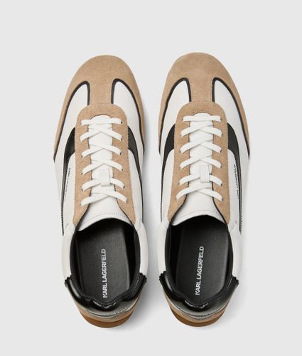 Devon Low Sneakers, Man, Beige, Size: 40 - Karl Lagerfeld - Modalova