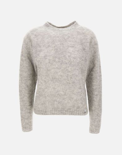 Weicher Wollalpaka-Pullover Grau - Herno - Modalova