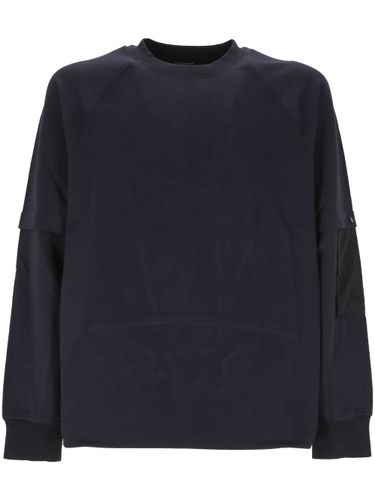 Oxford Blau Rundhals Sweatshirt - C.P. COMPANY - Modalova