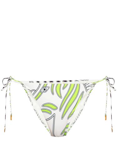 Grafikdruck verstellbare Bikini-Hose - Tory Burch - Modalova