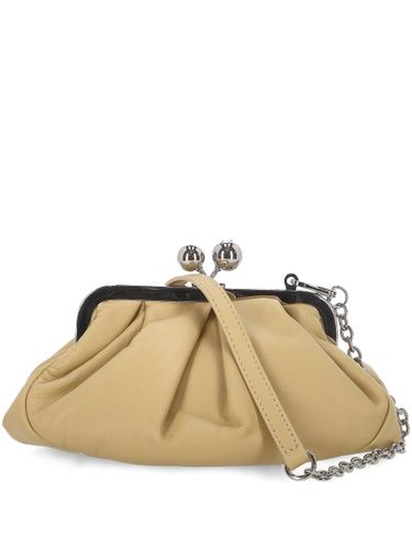 Beige Leder Clutch - Max Mara Weekend - Modalova