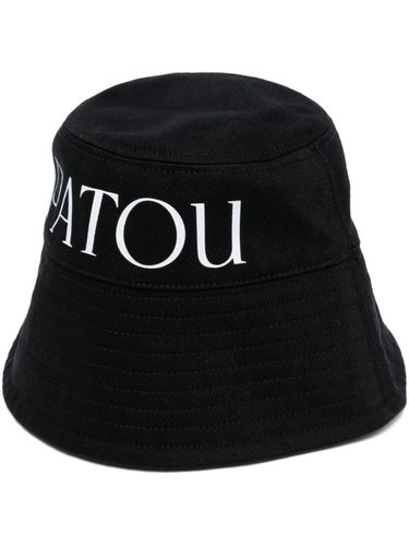 Schwarze Baumwolle Logo Druck Mütze - PATOU - Modalova