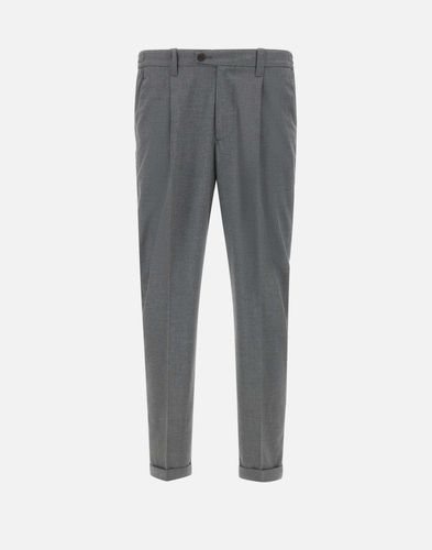 Dehnbare Viskose graue Hose - DEVORE' - Modalova