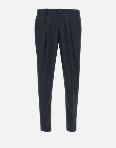 DV15 Freizeit Chino Blaue Hose - DEVORE' - Modalova