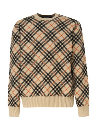 Kaschmir Strick Rundhals Pullover - Burberry - Modalova