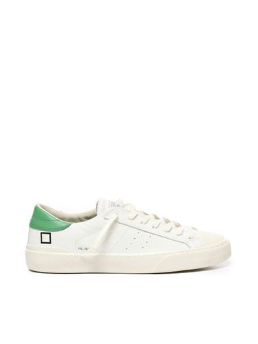 Hill Low Basic Green Suede Sneakers - D.A.T.E. - Modalova
