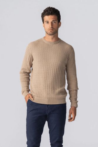 Pullover Kabel Strick - Herren Pullover - TEESHOPPEN - Modalova
