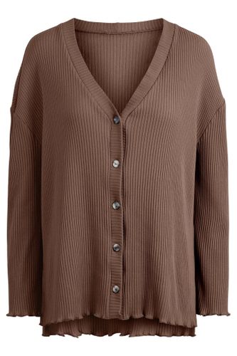 Sigrud Cardigan Mustang - Size L - Damen Cardigan - PIECES - Modalova