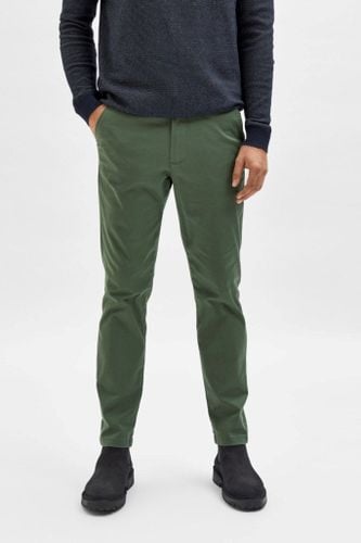 Meilen Flex Chino Pants - Bronzegrün - Mann - Selected Homme - Modalova