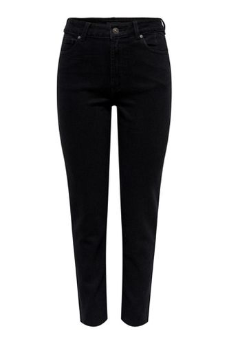 Emily Hohe Taillenjeans - schwarzer Denim - ONLY - Modalova