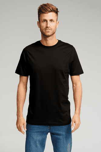 Basis T-shirt - Schwarz - Mann - TeeShoppen - Modalova