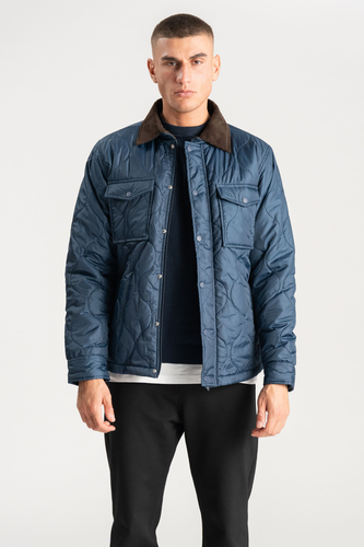 Steppjacke - Marineblau - Mann - TeeShoppen - Modalova