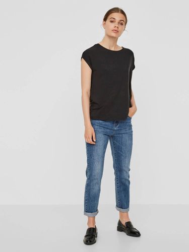 Basic weiches T -Shirt - Schwarz - Vero Moda - Modalova