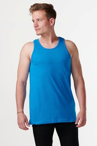 Basic Tanktop - Benzinblau - Mann - TeeShoppen - Modalova