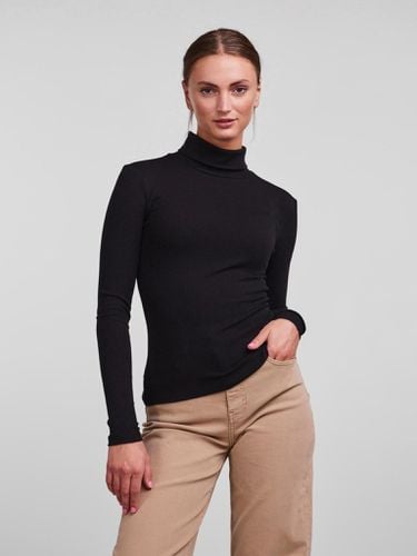 Kittte Rollneck Top - Schwarz - PIECES - Modalova