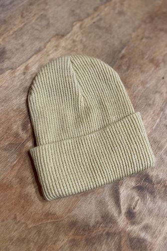 Strickbeanie - dunkles Beige - Mann - TeeShoppen - Modalova