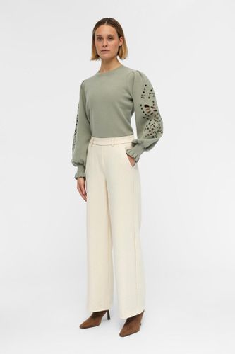 Lisa breit Pants - Sandschale - Object - Modalova