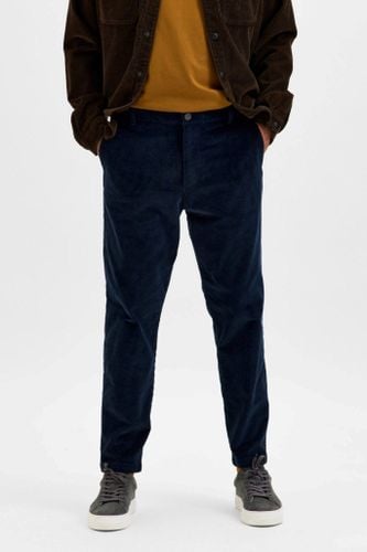 Slimtape-Repton Cord Pants - Dunkler Saphir - Mann - Selected Homme - Modalova