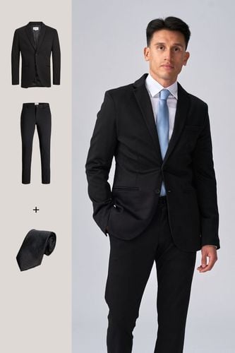 The Original Performance Suit + Tie - Package Deal - Mann - TeeShoppen - Modalova