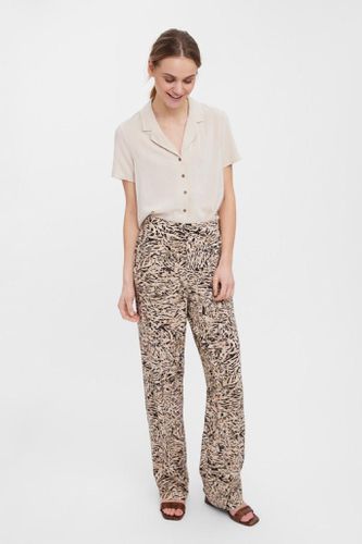 Einfach breit Pants - Weißer Pfeffer - Vero Moda - Modalova