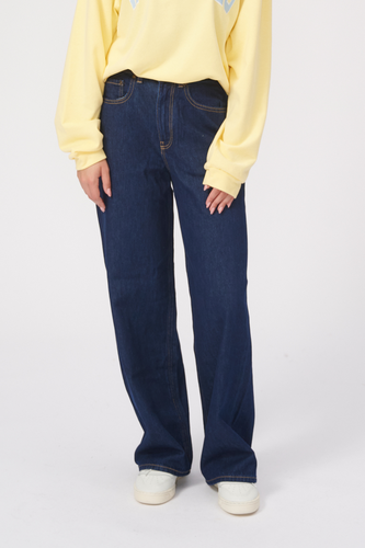 The Original Performance Breite Jeans - dunkelblauer Denim - Damen - TeeShoppen - Modalova