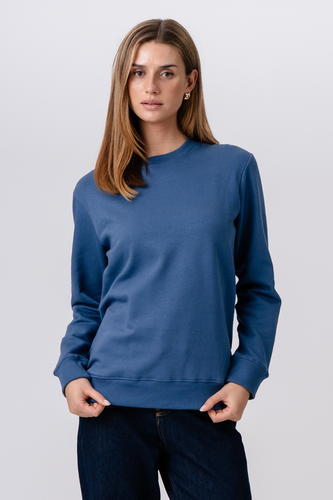 Sweatshirt Mit Rundhalsausschnitt – Blau - Size S - Damen Sweatshirt - TeeShoppen - Modalova