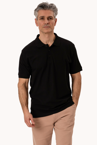 Basic Polo Schwarz - Size M - TEESHOPPEN - Modalova