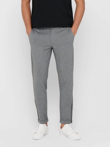 Markieren Pants Seitenzip - hellgrau - Male - Only & Sons - Modalova