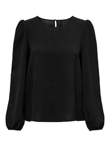 Mette O -Neck Bluse - Schwarz - ONLY - Modalova