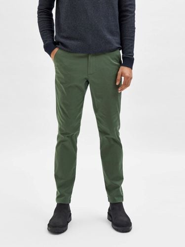 Meilen Flex Chino Pants - Bronzegrün - Male - Selected Homme - Modalova