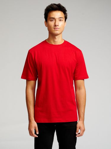 Oversized T-Shirt - Dänemarks Rot - TeeShoppen - Modalova