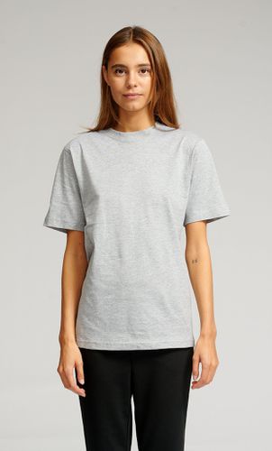 Oversized T-Shirt - Grau Melange - TeeShoppen - Modalova